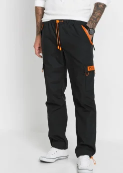 Pantalón cargo, sin cierre, relaxed fit, straight