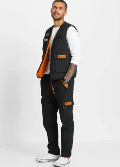 Pantalón cargo, sin cierre, relaxed fit, straight