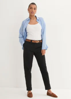 Pantalón chino de algodón hasta el tobillo