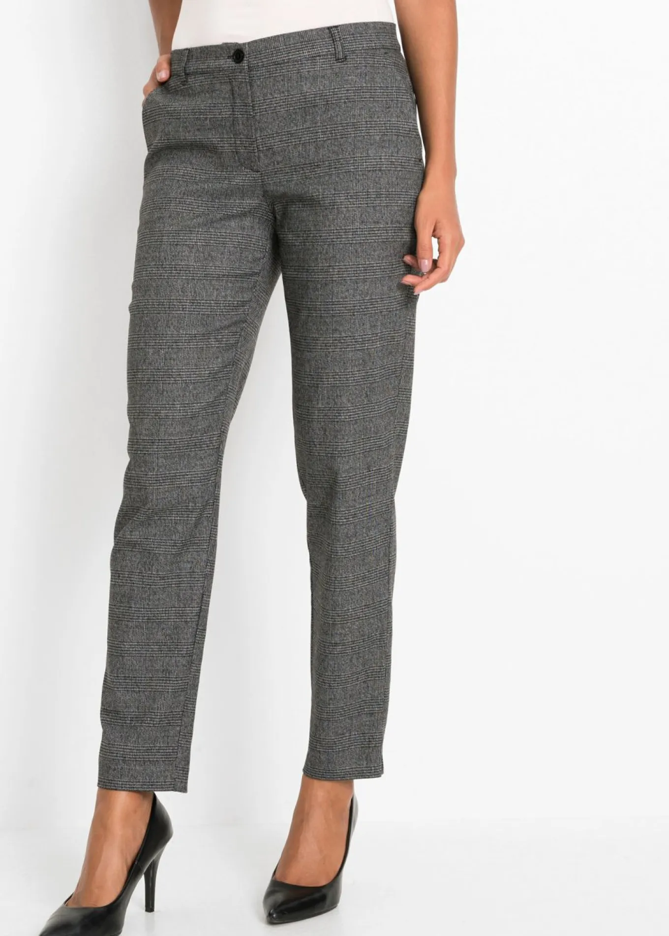 Pantalón chino de cuadros