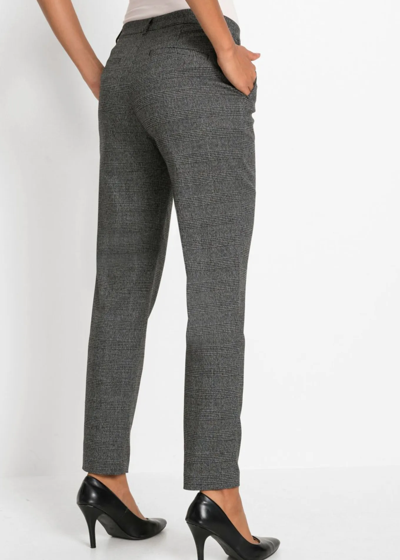 Pantalón chino de cuadros