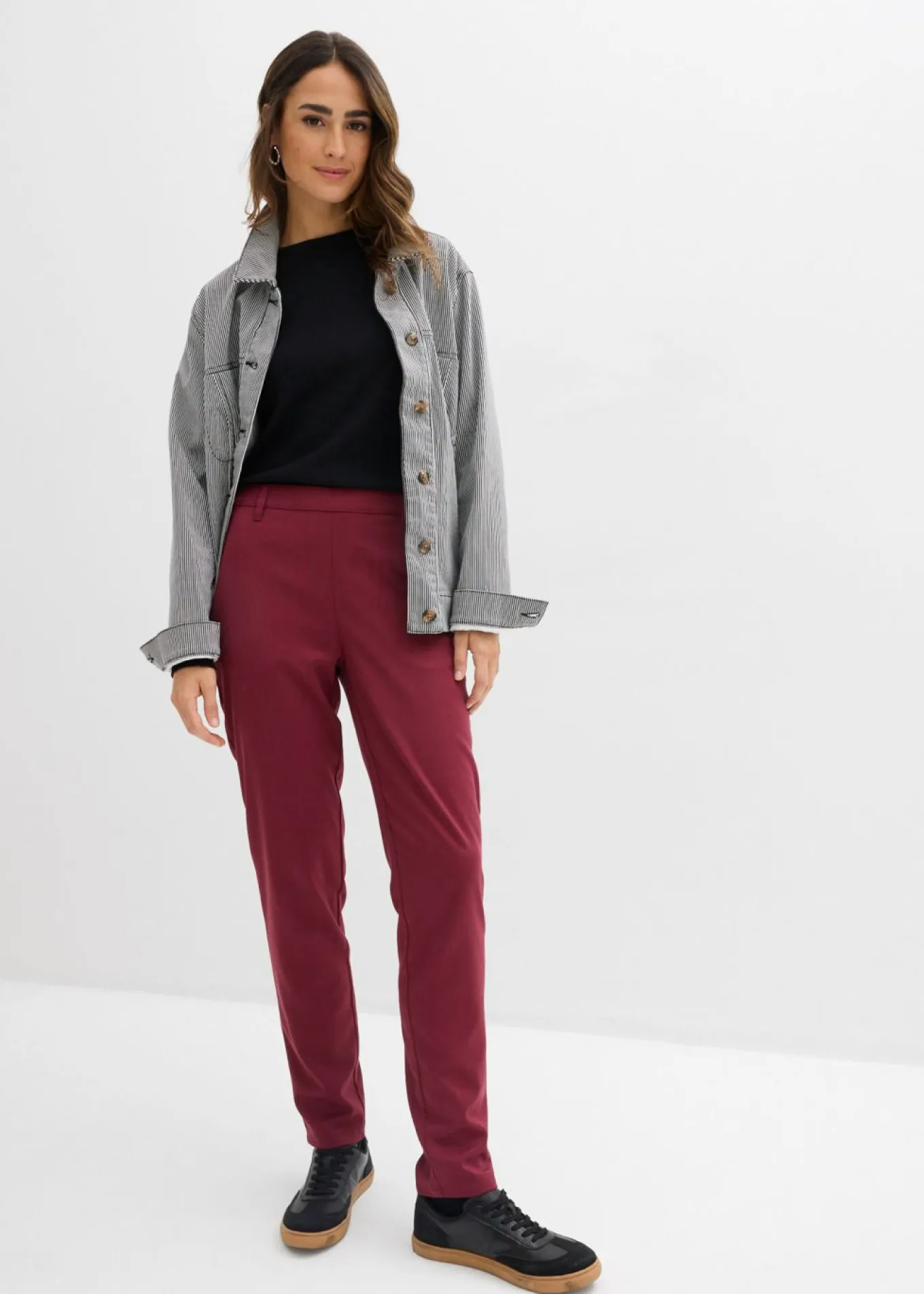 Pantalón chino de mezcla de viscosa