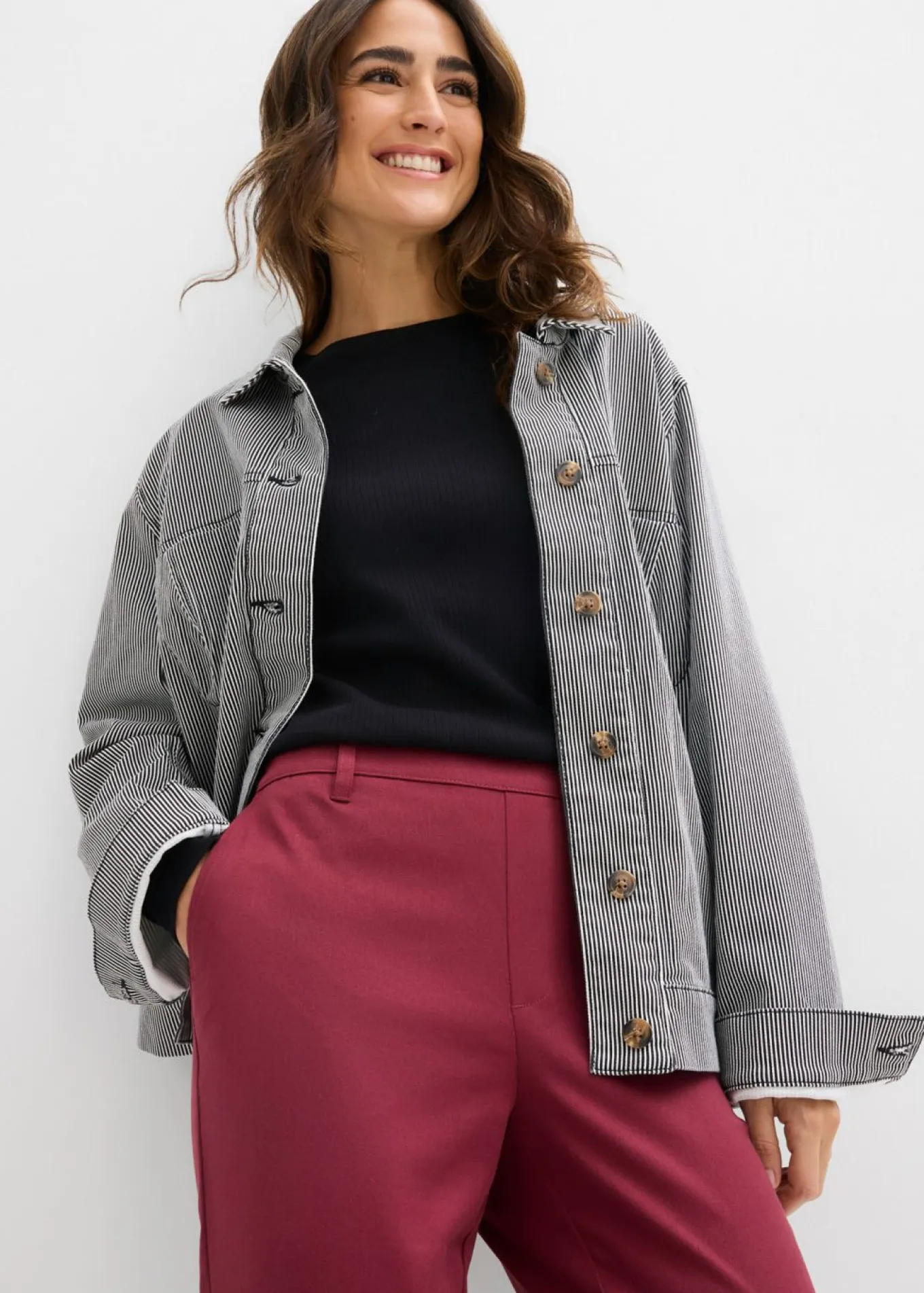 Pantalón chino de mezcla de viscosa