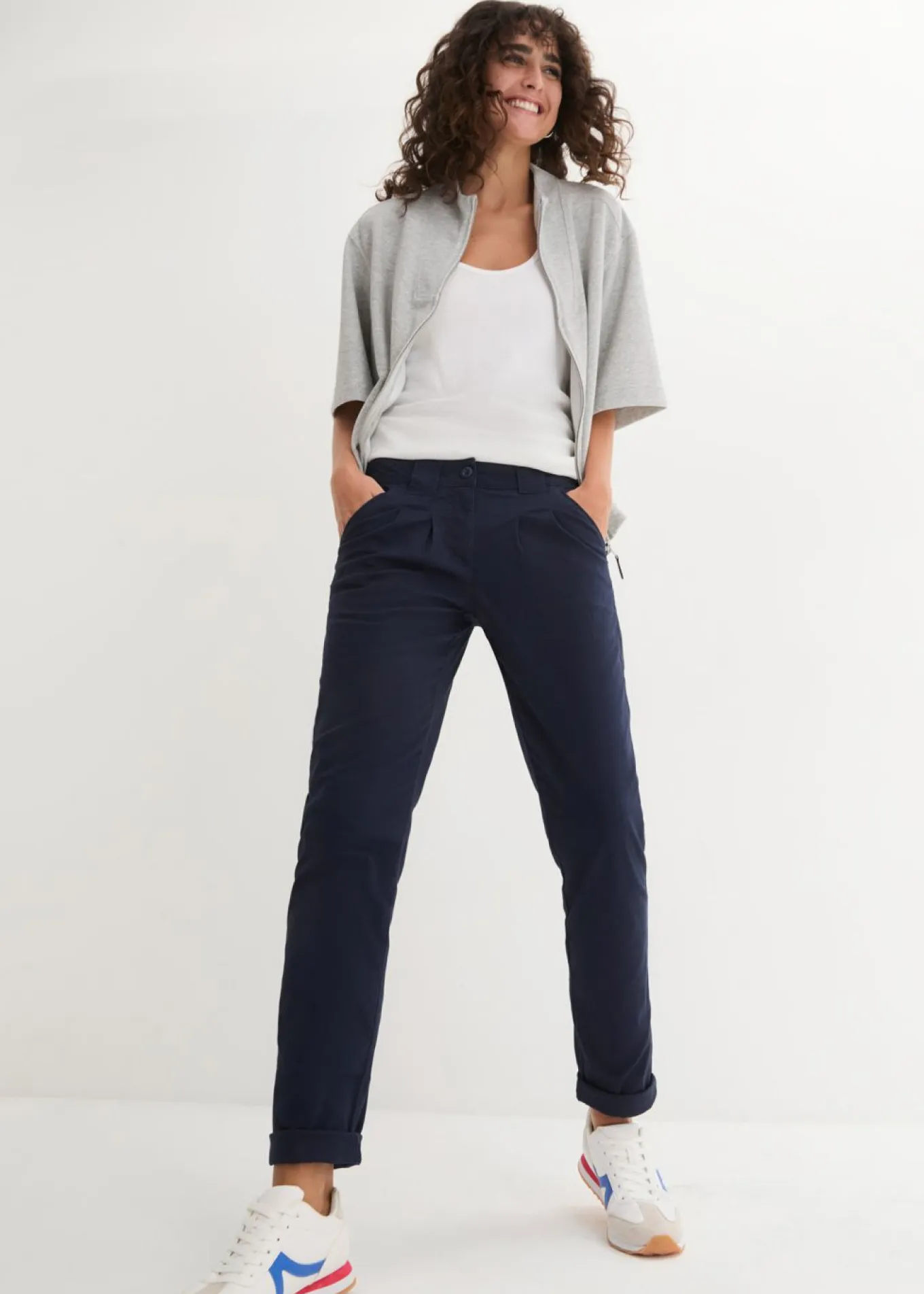 Pantalón chino elástico