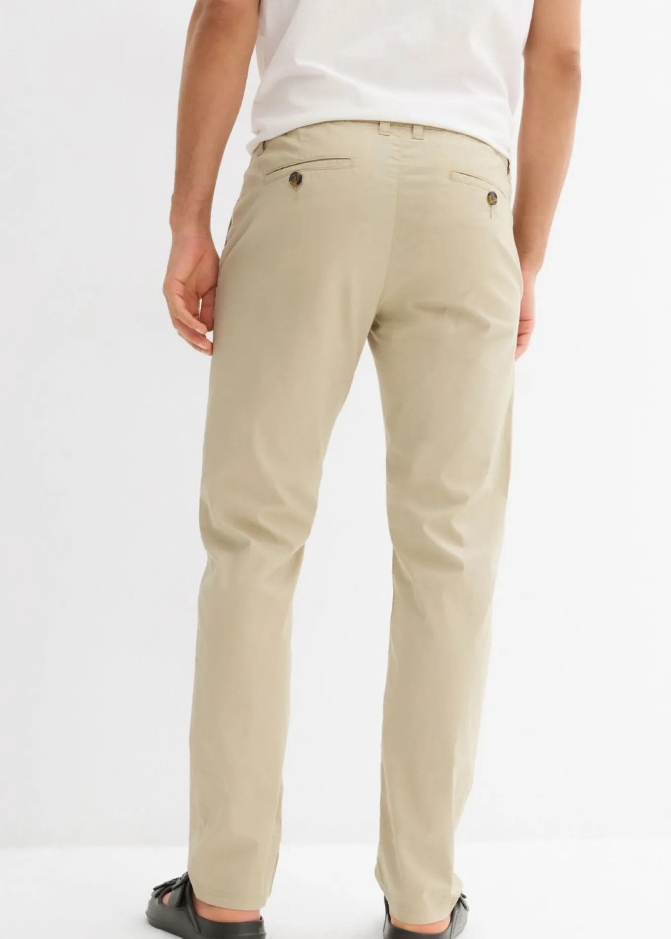 Pantalón chino elástico, regular fit, straight
