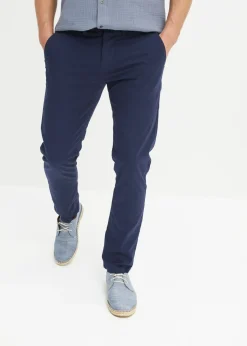 Pantalón chino elástico, regular fit, straight