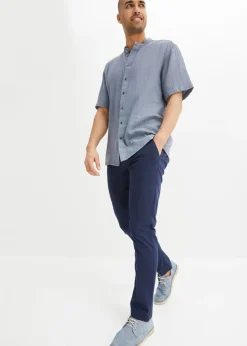 Pantalón chino elástico, regular fit, straight
