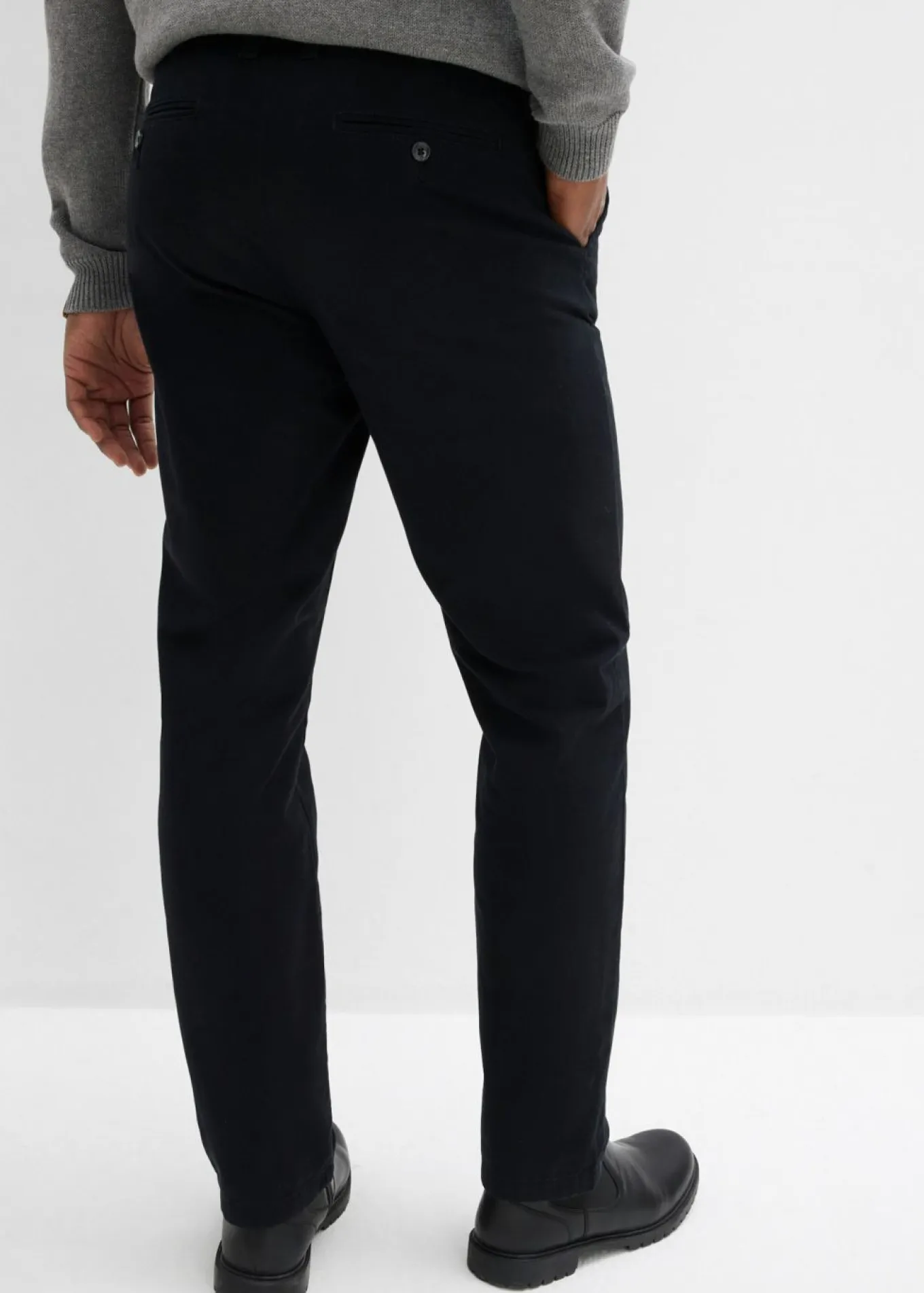 Pantalón chino regular fit de puro algodón, straight
