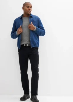 Pantalón chino regular fit de puro algodón, straight