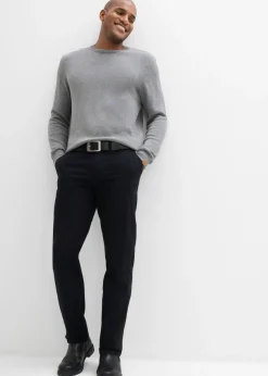 Pantalón chino regular fit de puro algodón, straight