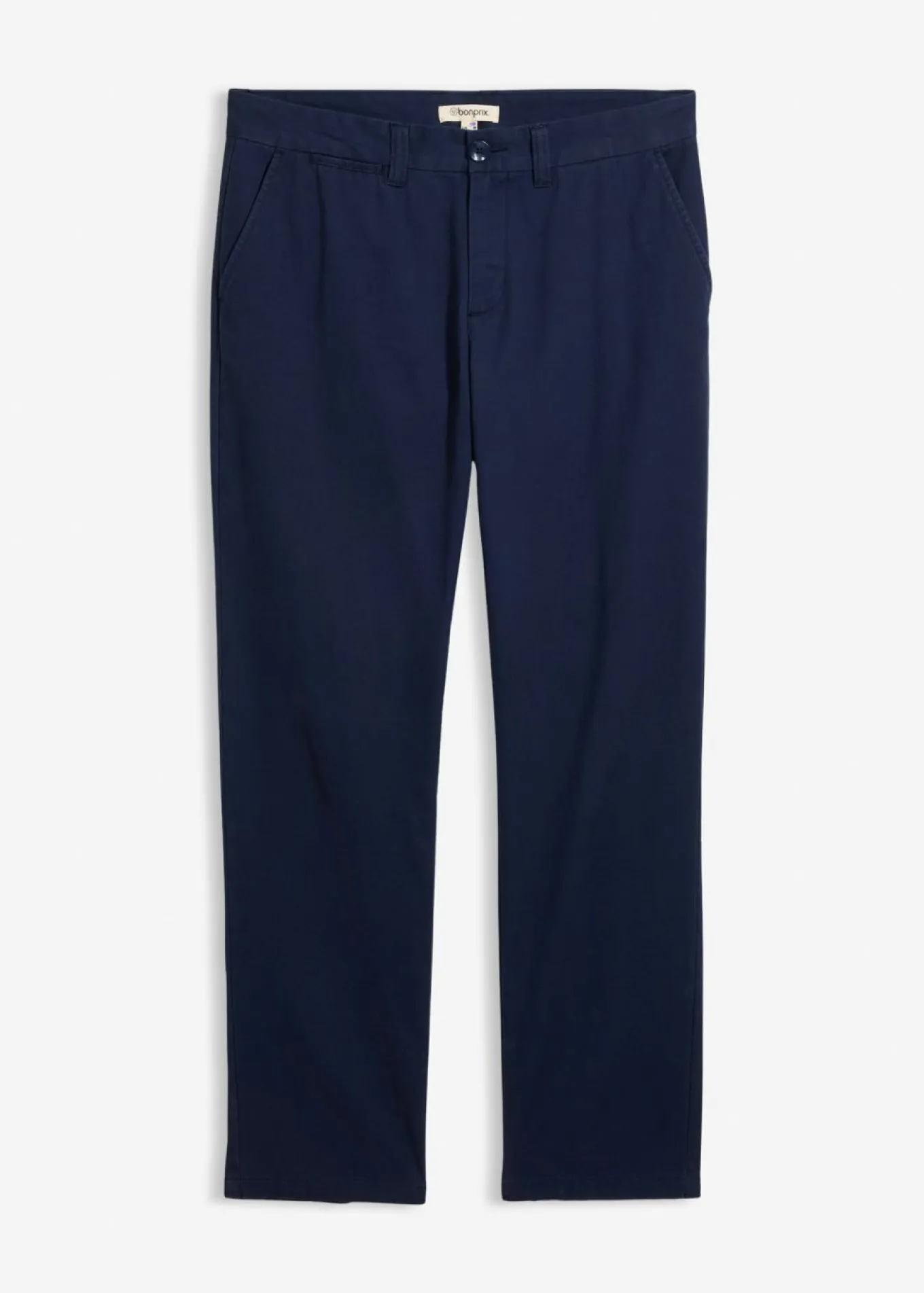 Pantalón chino regular fit de puro algodón, straight