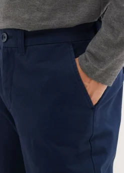 Pantalón chino regular fit de puro algodón, straight