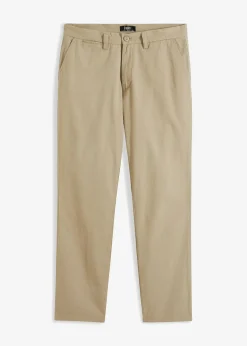 Pantalón chino regular fit de puro algodón, straight