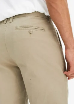 Pantalón chino regular fit de puro algodón, straight
