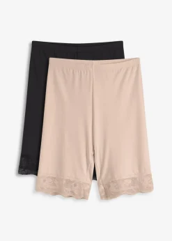 Pantalón ciclista antirrozaduras de material transpirable (2 unidades)