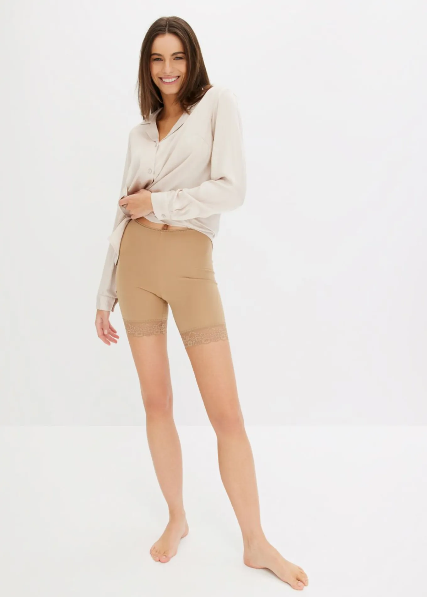 Pantalón ciclista antirrozaduras de material transpirable