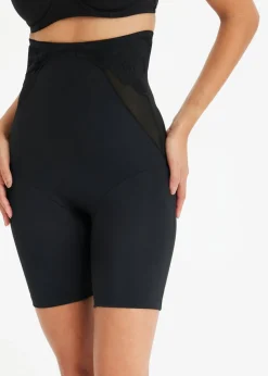 Pantalón ciclista de talle alto con efecto moldeador medio