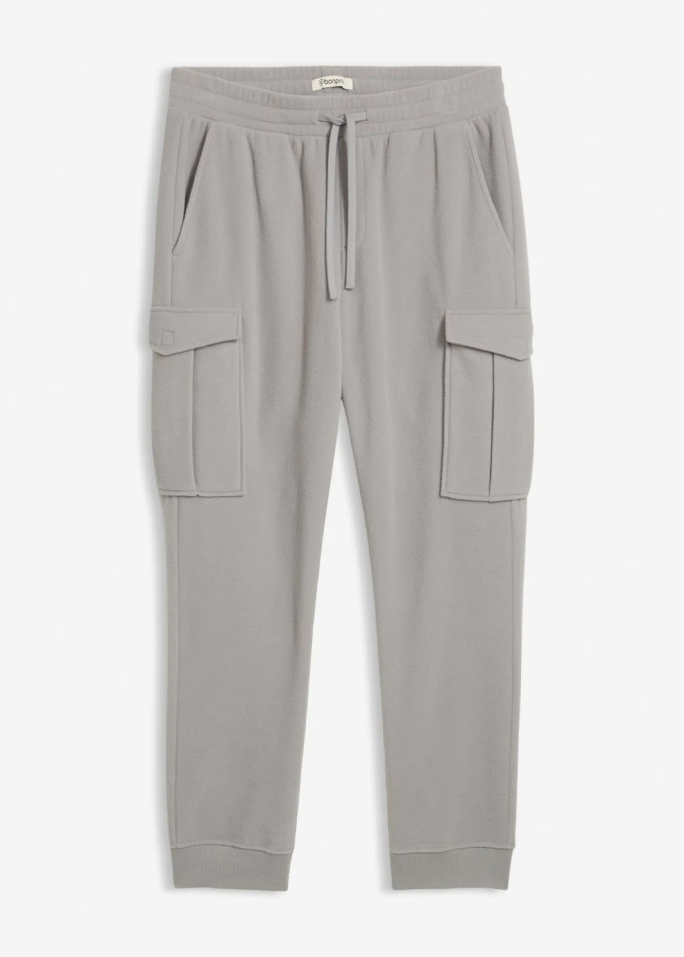 Pantalón cálido tipo cargo de felpa con corte regular