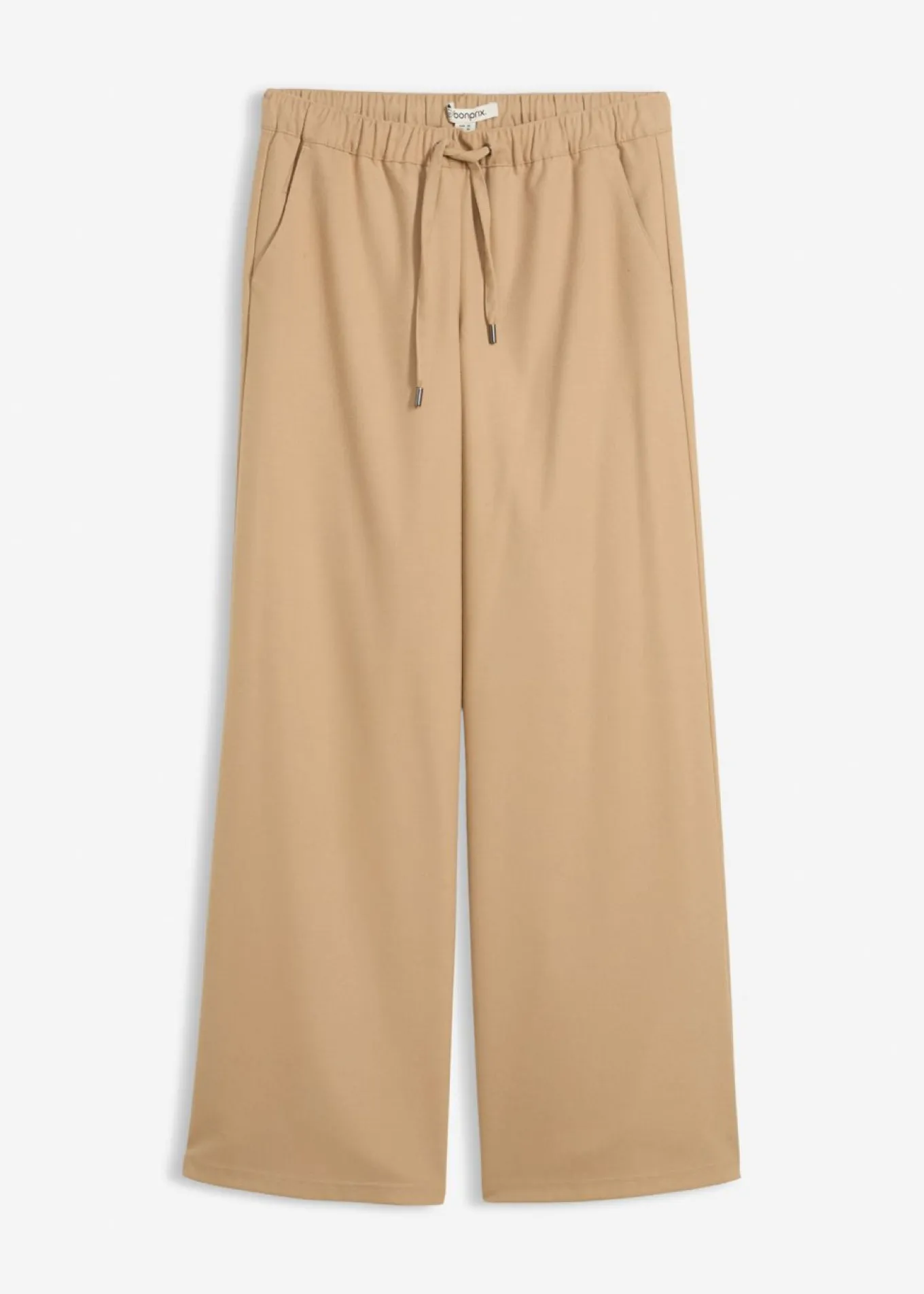 Pantalón con aspecto de lana y cinturilla cómoda