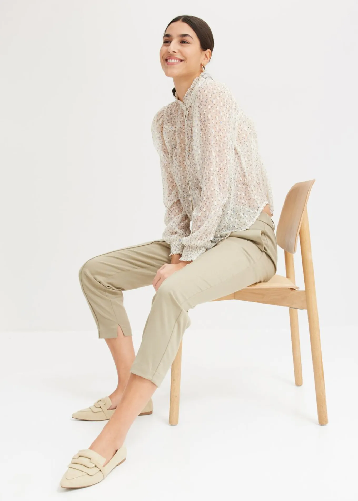 Pantalón con cintura cómoda