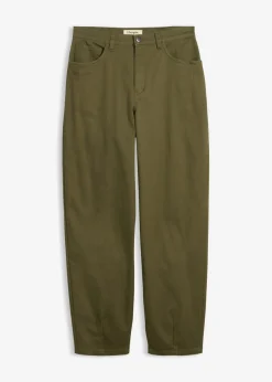 Pantalón con cinturilla cómoda y corte barrel