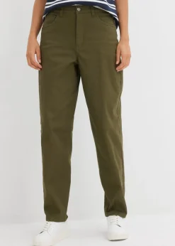 Pantalón con cinturilla cómoda y corte barrel