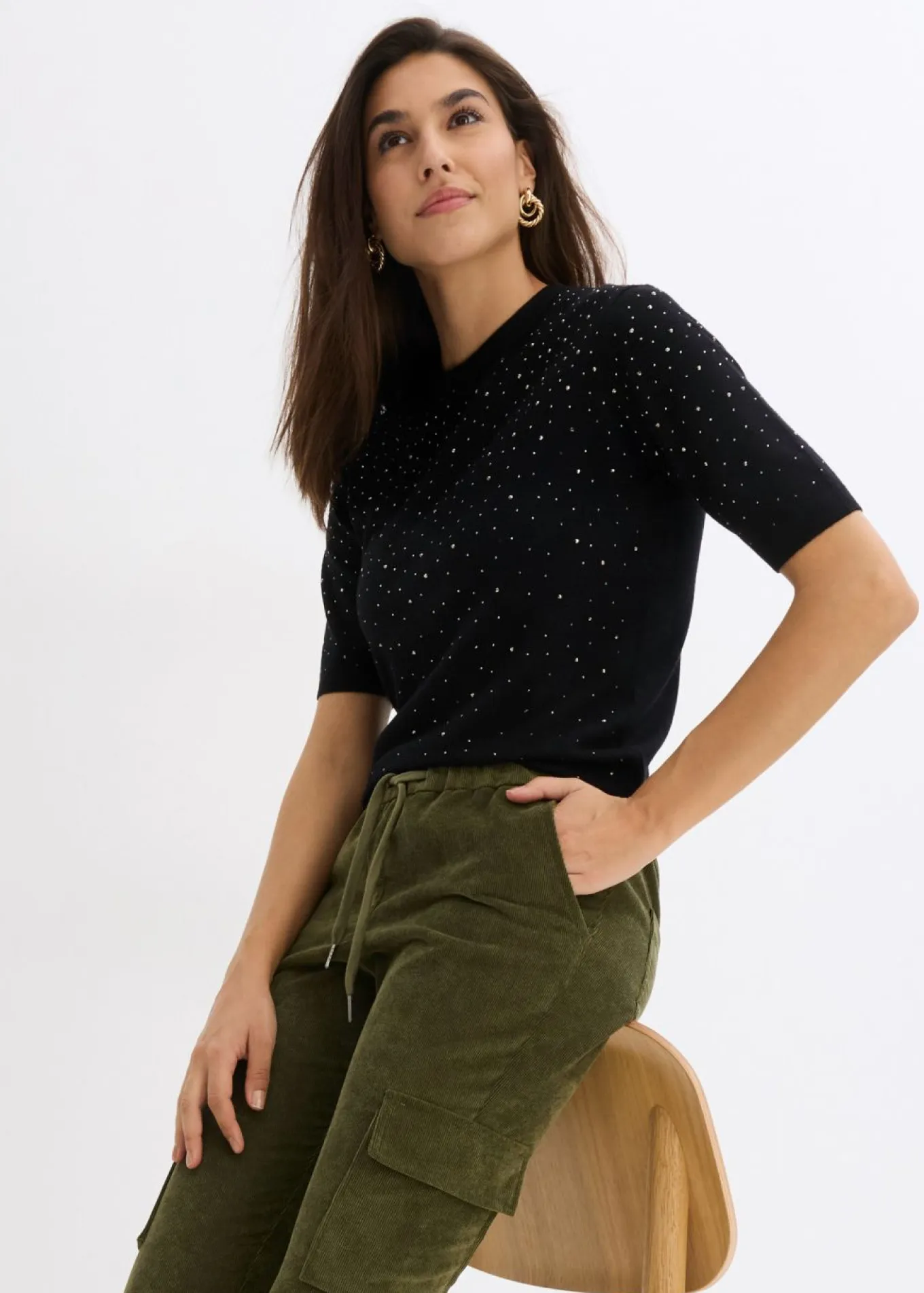 Pantalón con cinturilla elástica