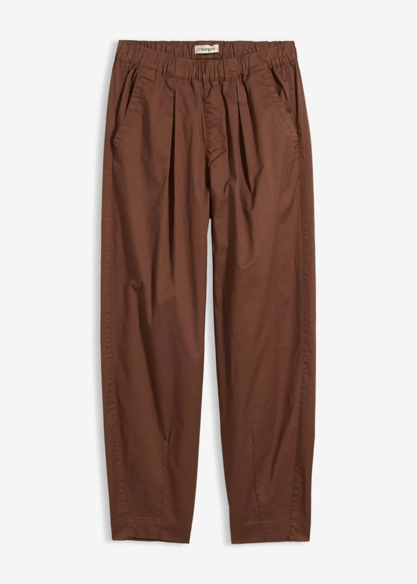 Pantalón con corte barrel y cintura cómoda