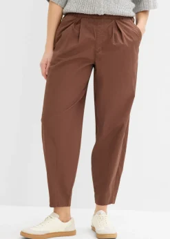 Pantalón con corte barrel y cintura cómoda