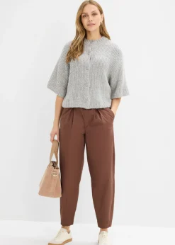 Pantalón con corte barrel y cintura cómoda