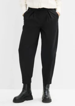 Pantalón con corte barrel y cintura cómoda