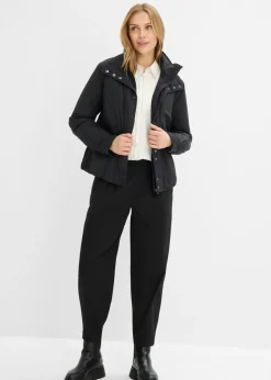 Pantalón con corte barrel y cintura cómoda