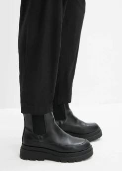 Pantalón con corte barrel y cintura cómoda