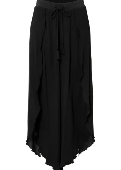 Pantalón con efecto arrugado estructurado