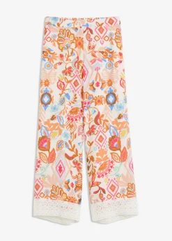 Pantalón con encaje