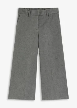 Pantalón con espiga en aspecto de lana