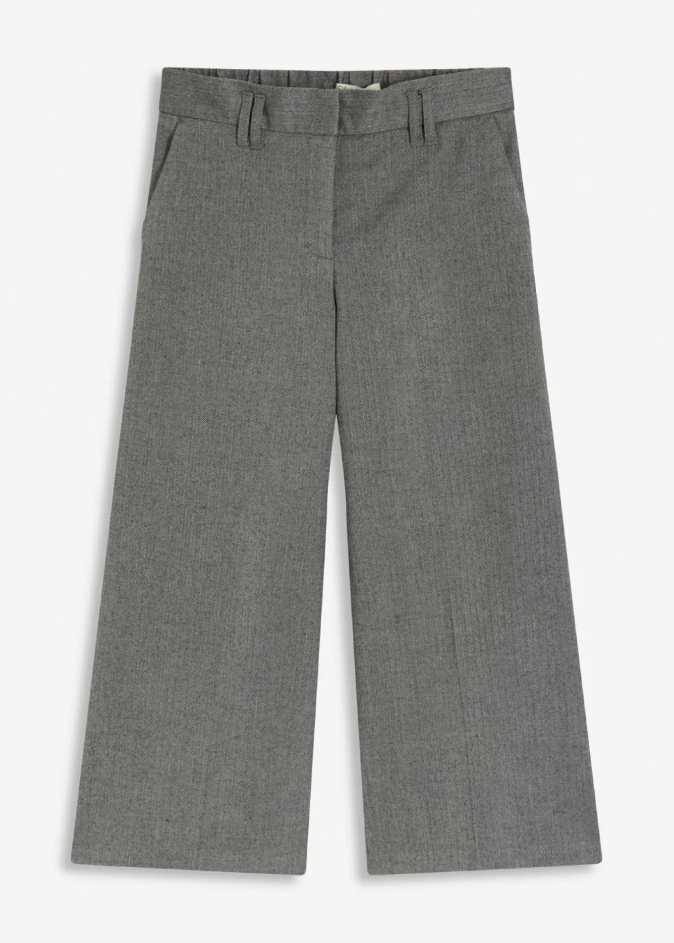 Pantalón con espiga en aspecto de lana