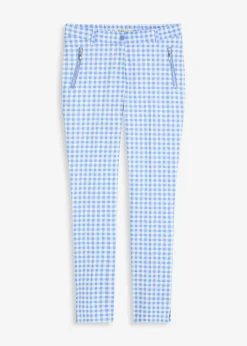 Pantalón con estampado de cuadros vichy