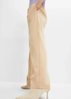 Pantalón con pinzas y cinturilla cómoda