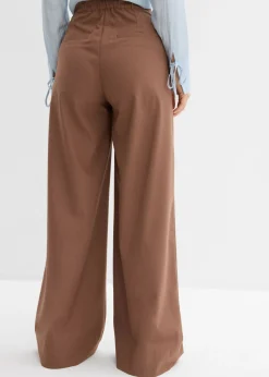 Pantalón con pinzas y cinturilla cómoda