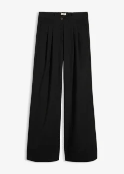 Pantalón con pinzas y cinturilla cómoda