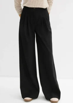 Pantalón con pinzas y cinturilla cómoda