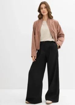 Pantalón con pinzas y cinturilla cómoda