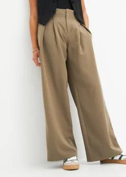 Pantalón con pinzas y cinturilla cómoda