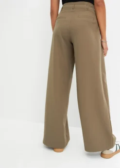 Pantalón con pinzas y cinturilla cómoda