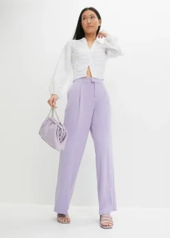 Pantalón con pinzas y cinturilla cómoda