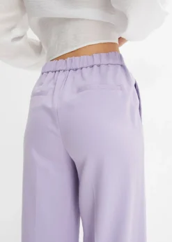 Pantalón con pinzas y cinturilla cómoda