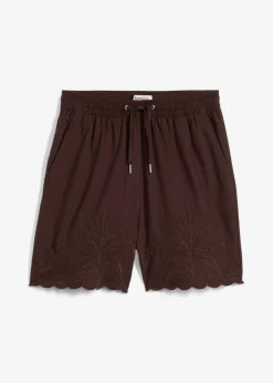 Pantalón corto con contenido de seda