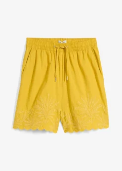 Pantalón corto con contenido de seda