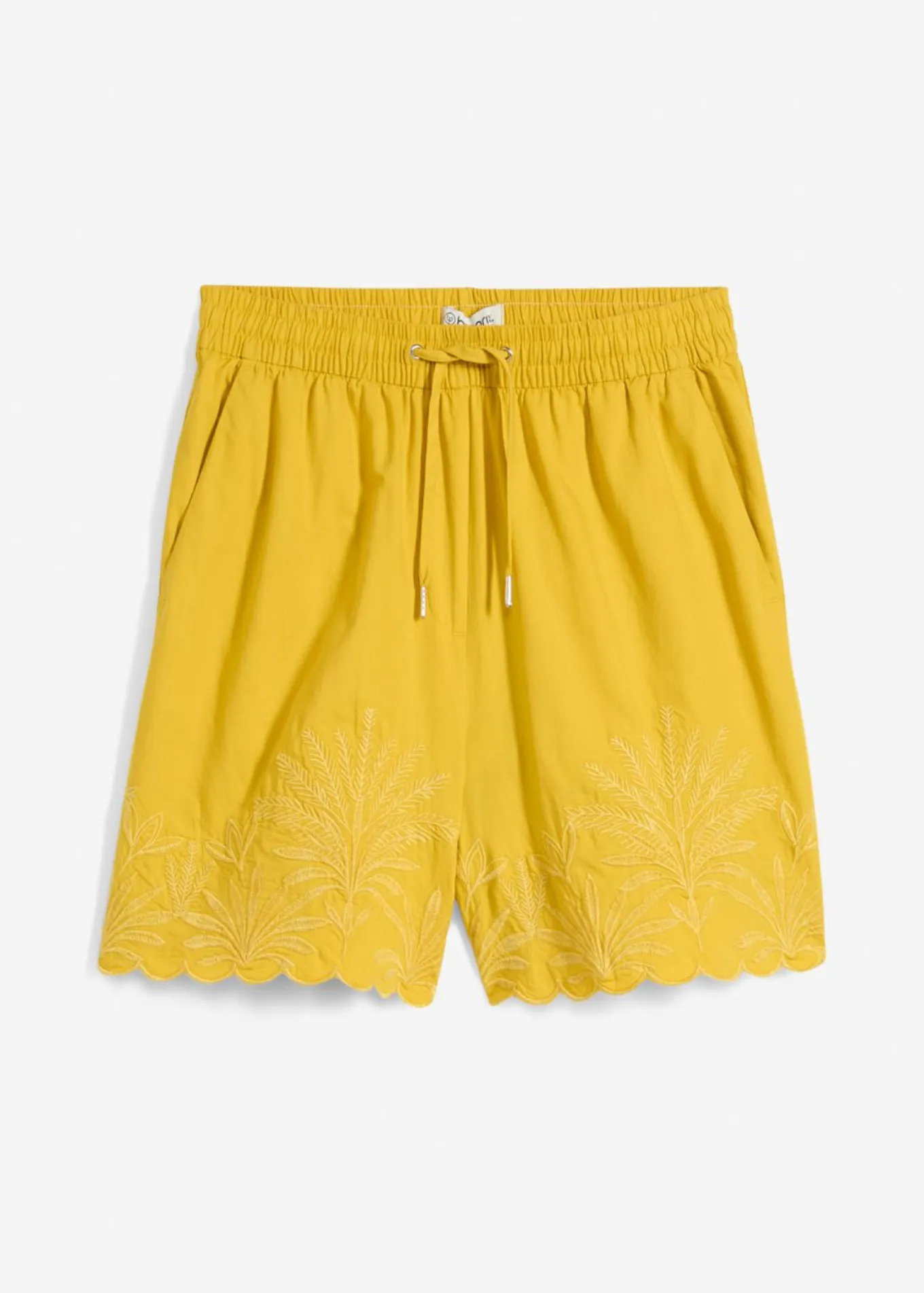 Pantalón corto con contenido de seda